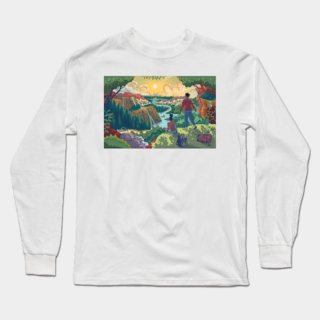 NEGROS IN NATURE Long Sleeve T-Shirt by JAR THINGS AND STUFF